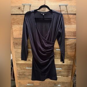 Athleta Sporty Black Long Sleeve Dress